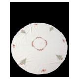 Hand Stitched Christmas Tree Skirt 64.5 Diameter