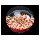 Vtg Murano Millefiori Glass Paperweight