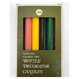 Nos Vtg Candle-Lite Bottle Decorator Candles