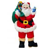 Handmade Quilted Santa Wall Hanging