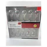 30 LED Bulb String Lights Set