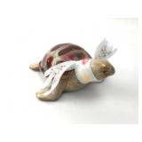 Ceramic Turtle Figurine With Scarf