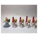 Goebel Angel Ornament & Candle Holder Set