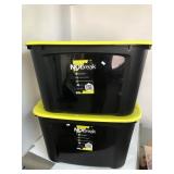 NoBreak 119 Qt Black & Yellow Bins