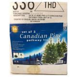 2 Canadian Pine Pathway Trees