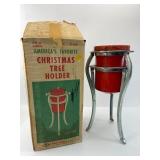 Vtg Handy Things Christmas Tree Holder