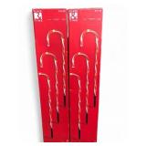 6 Place & Time Candy Cane Pathway Lights