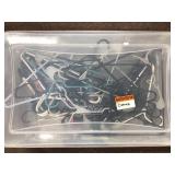 Sterilite Bin With Assorted Hangers