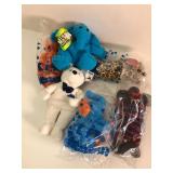 6 Mixed Plush Figures w Avon & Star Wars