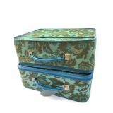 MCM Floral Textile Luggage Set