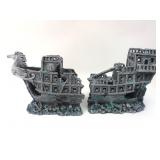 Acrylic Ship Aquarium Ornament