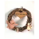 Bless This Home Grapevine Wreath 15ï¿½