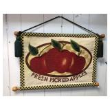 Bombay Co. Fresh Picked Apples Wall Hanging