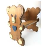 Handcrafted Wooden Teddy Bear Chair