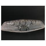 Pressed Glass Decorative Serving Tray