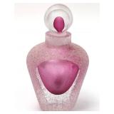 Fifth Avenue Crystal Perfume Bottle W/ Stopper