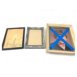 3 Picture Frames With Various Designs