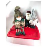 Santa, Gnomes & Elves Decor Set With Storage
