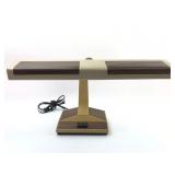 Vtg Gooseneck Fluorescent Desk Lamp