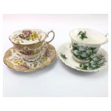 2 Royal Albert Bone China Tea Cups & Saucers