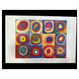 Wassily Kandinsky Print On Board 36ï¿½ï¿½ X 24ï¿½ï¿½