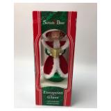 Santaï¿½s Best Mouth Blown Glass Ornament