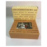Grandmotherï¿½s Wooden Jewelry Box With Photo Frame