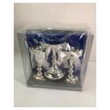 Wilton Silver-Plated Unity Candle Holder Set