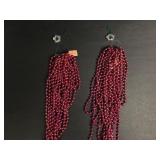 21 Ft Hot Pink Beaded Garland Strands