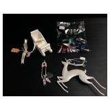 Pandora Sleigh & Holiday Ornaments Lot