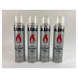 King Universal Butane Fuel 4-Pack