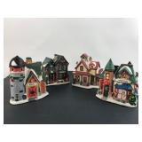 Holiday Village Lighted Houses