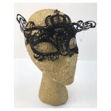 Syrofoam Head With Black Lace Mask