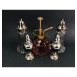 Salt, Pepper Shakers & Perfume Sprayer