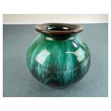 Blue Mountain Pottery Drip Glaze Mini Vase