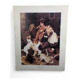 W.T. Wood Dogs & Children Art Print