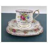 Royal Albert Petit Point China Teacup, Saucer & Pl