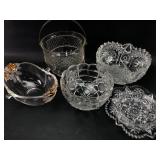 5 Crystal & Glass Decorative Bowls
