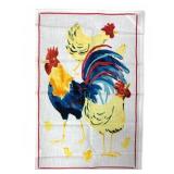 Sur La Table 100% Cotton Rooster Towel