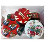 Christmas Tins & Sterilite Storage Bin
