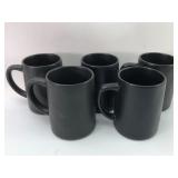 5 Hearth & Hand Stoneware Mugs 4 3/4 Tall