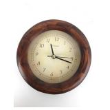 Chaney Wall Clock With Wood Frame
