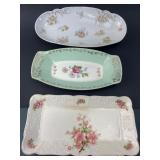 Empire England & Other Floral Dishes