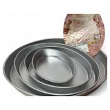 Wilton 4-Tier Oval Pan Set For Cakes
