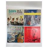 4 Vinyl Records Featuring Various Artists