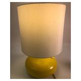 MCM Style Yellow Table Lamp