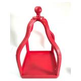 Red Wooden Decorative Display