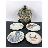 5 Decorative Plates By Various Makers