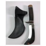 Fixed Blade Karambit Knife With Horn Handle