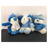 Main Joy Plush Penguins & Moose Set